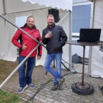 (Mit-)Organisator und Moderator (rechts). War toll! Danke.